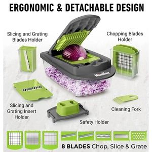 COPY - **new-Mueller Pro-Series 10-in-1 8 Blade Vegetable Slicer Onion Mincer C…